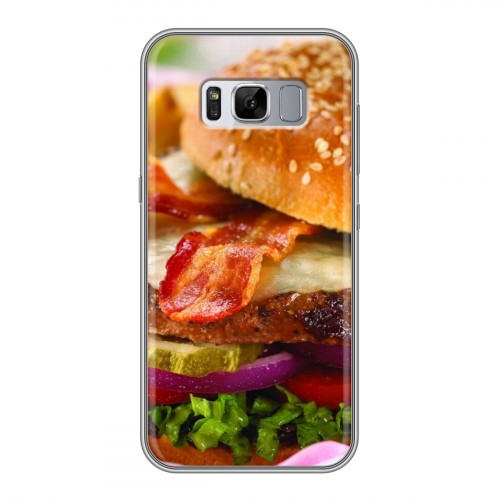 Дизайнерский силиконовый чехол для Samsung Galaxy S8 Plus Бургеры
