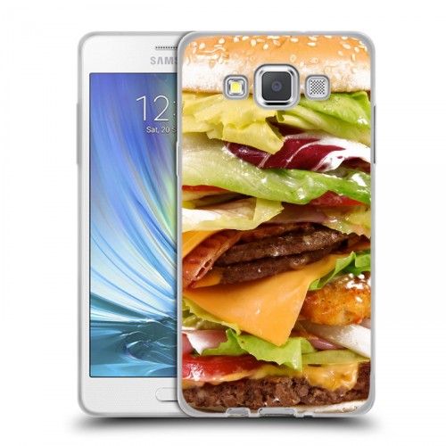 Дизайнерский пластиковый чехол для Samsung Galaxy A5 Бургеры