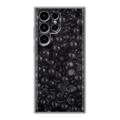 Дизайнерский пластиковый чехол для Samsung Galaxy S24 Ultra Икра