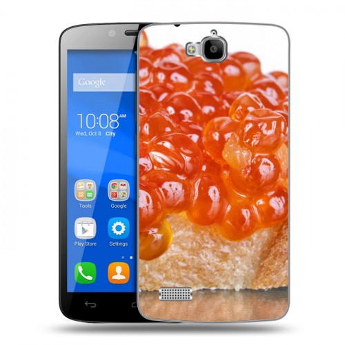 Дизайнерский пластиковый чехол для Huawei Honor 3C Lite Икра