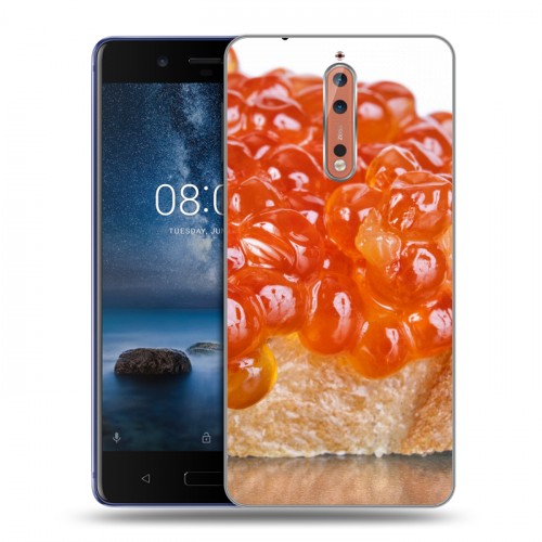 Дизайнерский пластиковый чехол для Nokia 8 Икра