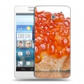 Дизайнерский пластиковый чехол для Huawei Ascend D2 Икра