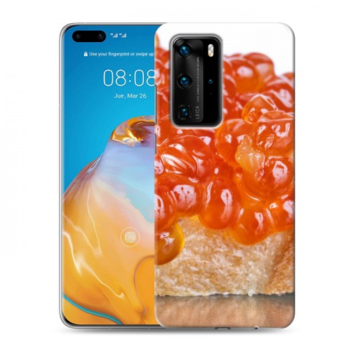 Дизайнерский пластиковый чехол для Huawei P40 Pro Икра