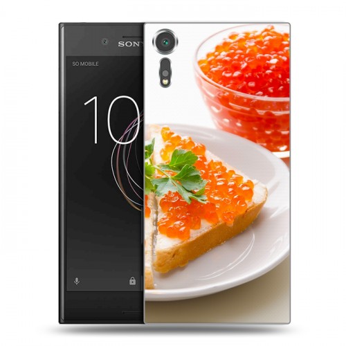 Дизайнерский пластиковый чехол для Sony Xperia XZs Икра