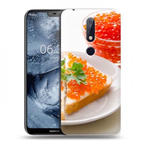 Дизайнерский силиконовый чехол для Nokia 6.1 Plus Икра