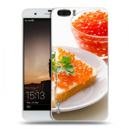 Дизайнерский пластиковый чехол для Huawei Honor 6 Plus Икра