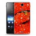 Дизайнерский пластиковый чехол для Sony Xperia TX Икра