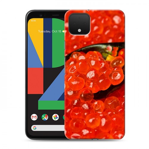 Дизайнерский пластиковый чехол для Google Pixel 4 Икра