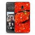 Дизайнерский пластиковый чехол для HTC Desire 700 Икра