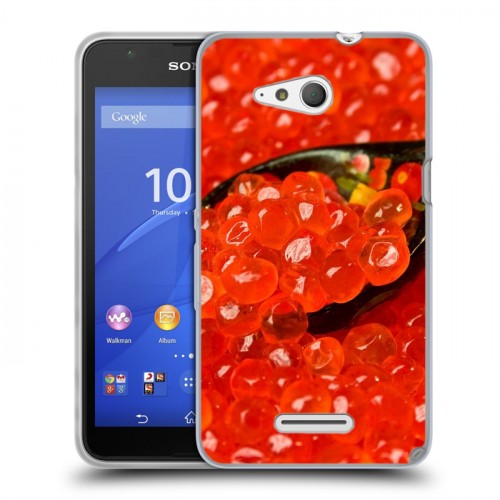 Дизайнерский пластиковый чехол для Sony Xperia E4g Икра