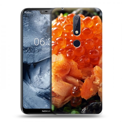 Дизайнерский силиконовый чехол для Nokia 6.1 Plus Икра