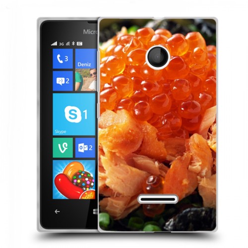 Дизайнерский пластиковый чехол для Microsoft Lumia 435 Икра