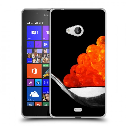 Дизайнерский пластиковый чехол для Microsoft Lumia 540 Икра