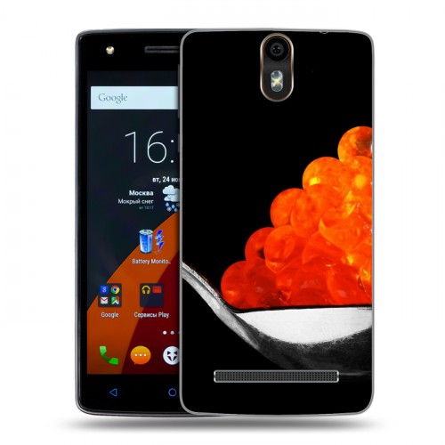 Дизайнерский силиконовый чехол для Wileyfox Storm Икра