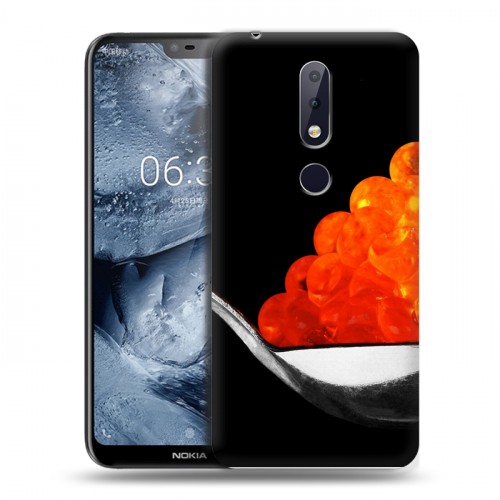 Дизайнерский пластиковый чехол для Nokia 6.1 Plus Икра