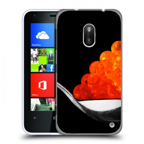 Дизайнерский пластиковый чехол для Nokia Lumia 620 Икра