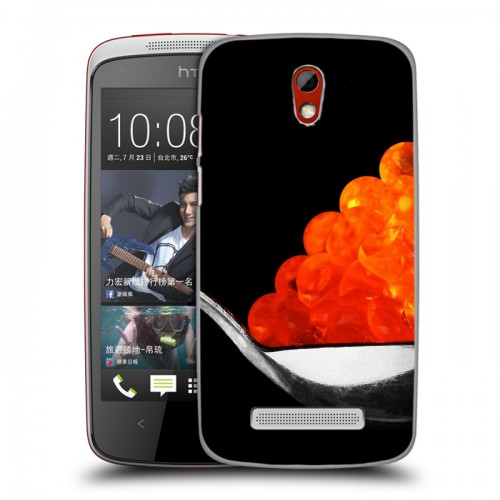 Дизайнерский пластиковый чехол для HTC Desire 500 Икра