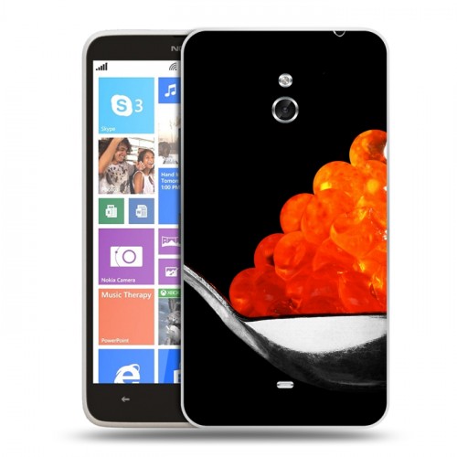 Дизайнерский пластиковый чехол для Nokia Lumia 1320 Икра