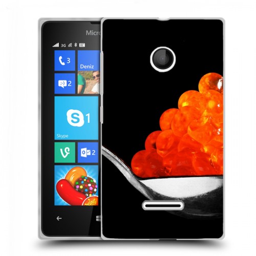 Дизайнерский пластиковый чехол для Microsoft Lumia 435 Икра