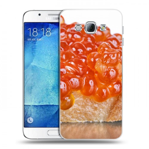 Дизайнерский пластиковый чехол для Samsung Galaxy A8 Икра