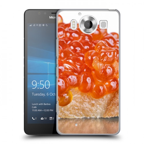 Дизайнерский пластиковый чехол для Microsoft Lumia 950 Икра