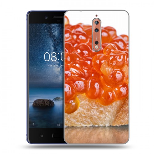 Дизайнерский пластиковый чехол для Nokia 8 Икра