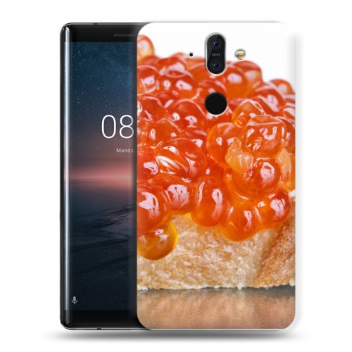 Дизайнерский пластиковый чехол для Nokia 8 Sirocco Икра