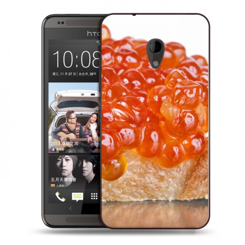 Дизайнерский пластиковый чехол для HTC Desire 700 Икра