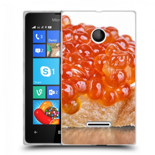 Дизайнерский пластиковый чехол для Microsoft Lumia 435 Икра