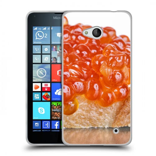 Дизайнерский пластиковый чехол для Microsoft Lumia 640 Икра