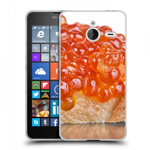 Дизайнерский пластиковый чехол для Microsoft Lumia 640 XL Икра