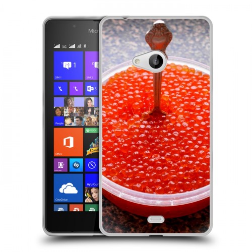 Дизайнерский пластиковый чехол для Microsoft Lumia 540 Икра