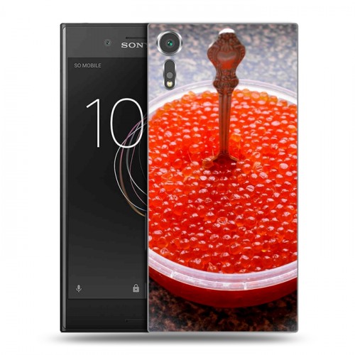 Дизайнерский пластиковый чехол для Sony Xperia XZs Икра