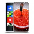 Дизайнерский пластиковый чехол для Nokia Lumia 620 Икра