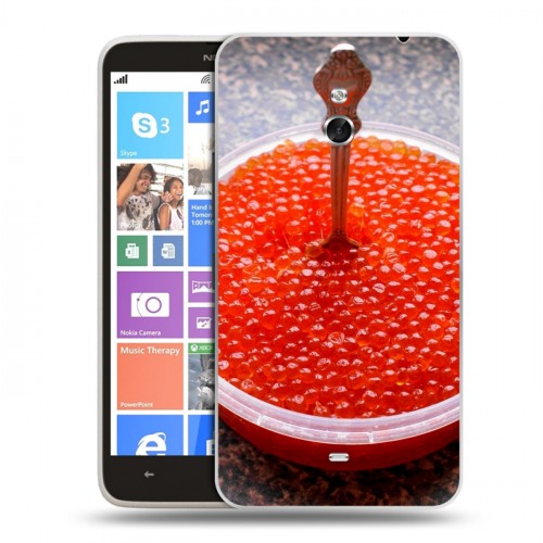 Дизайнерский пластиковый чехол для Nokia Lumia 1320 Икра