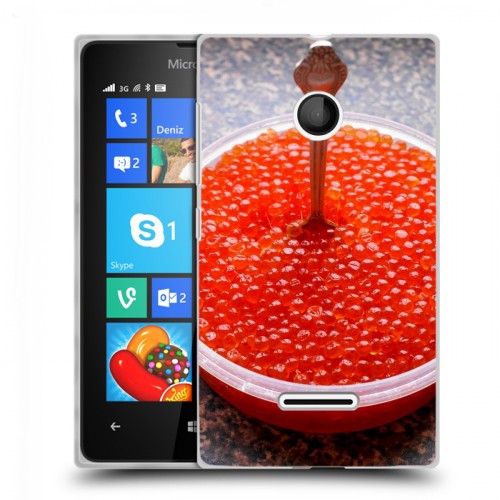 Дизайнерский пластиковый чехол для Microsoft Lumia 435 Икра