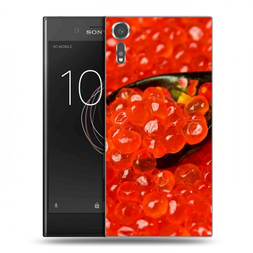 Дизайнерский пластиковый чехол для Sony Xperia XZs Икра