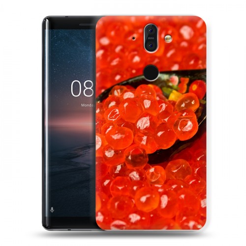 Дизайнерский пластиковый чехол для Nokia 8 Sirocco Икра