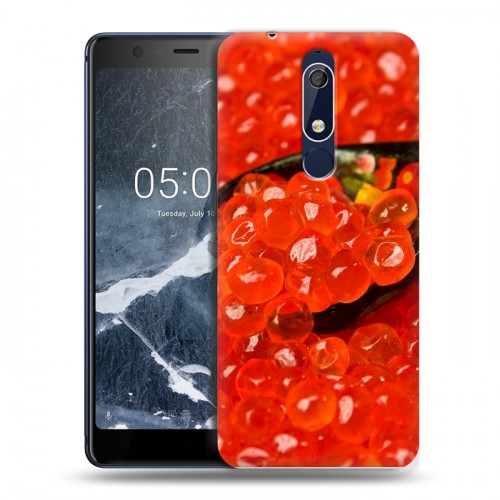 Дизайнерский пластиковый чехол для Nokia 5.1 Икра