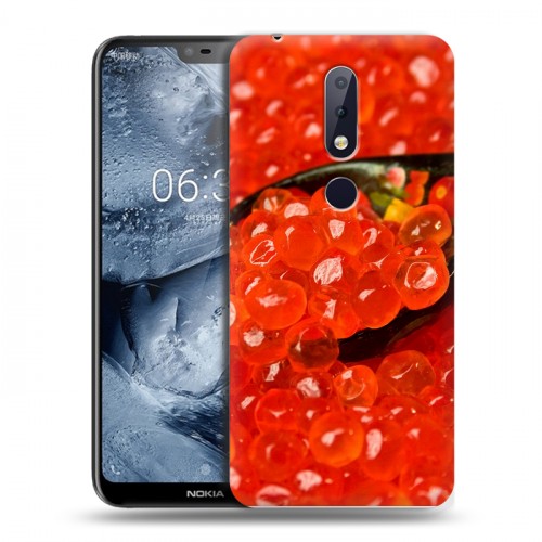 Дизайнерский силиконовый чехол для Nokia 6.1 Plus Икра