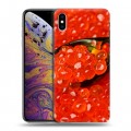 Дизайнерский силиконовый чехол для Iphone Xs Max Икра