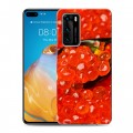 Дизайнерский пластиковый чехол для Huawei P40 Икра