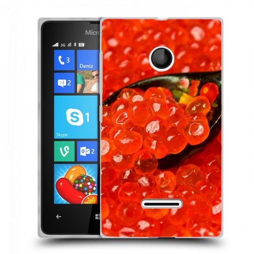 Дизайнерский пластиковый чехол для Microsoft Lumia 435 Икра