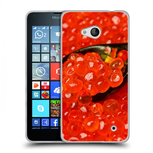 Дизайнерский пластиковый чехол для Microsoft Lumia 640 Икра