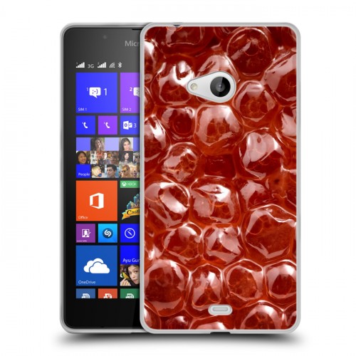 Дизайнерский пластиковый чехол для Microsoft Lumia 540 Икра