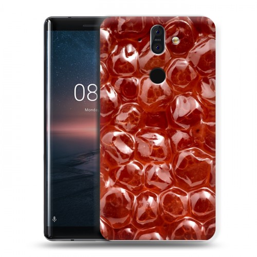 Дизайнерский пластиковый чехол для Nokia 8 Sirocco Икра