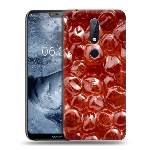 Дизайнерский силиконовый чехол для Nokia 6.1 Plus Икра