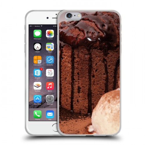 Дизайнерский силиконовый чехол для Iphone 6 Plus/6s Plus Кексы