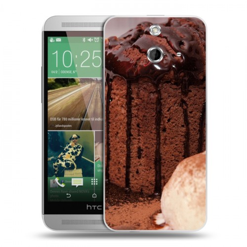 Дизайнерский пластиковый чехол для HTC One E8 Кексы