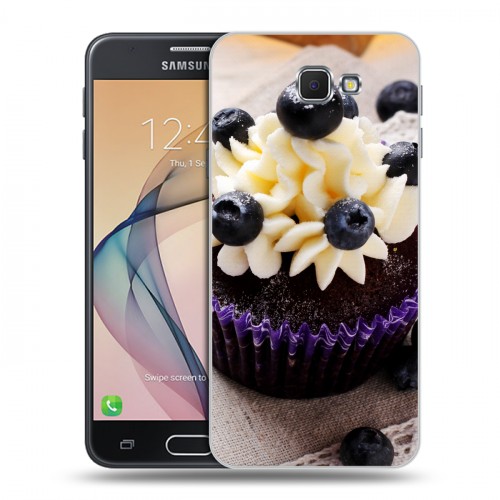 Дизайнерский пластиковый чехол для Samsung Galaxy J5 Prime Кексы